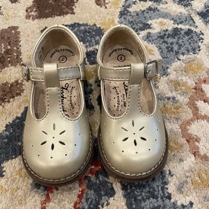 Footmates gold Mary Jane shoes